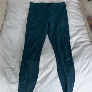 lululemon athletica Teal Leggings